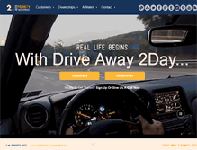 Tablet Screenshot of driveaway2day.com